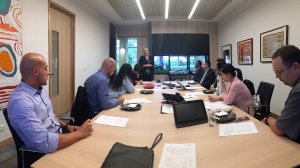 2018, Chairing Smart City Portfolio committee meeting